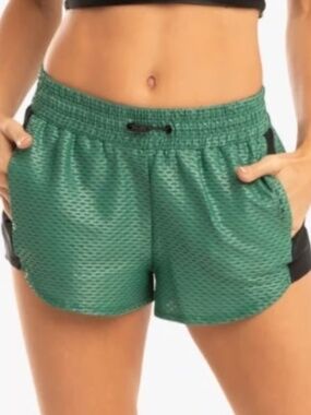 Koral Power Netz Mesh Shorts – Duffle Green | Sizes Medium & Large | NWT